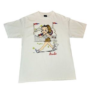 Betty Boop Vintage Diamond Dust Glitter Tennis Betty Boop Aruba